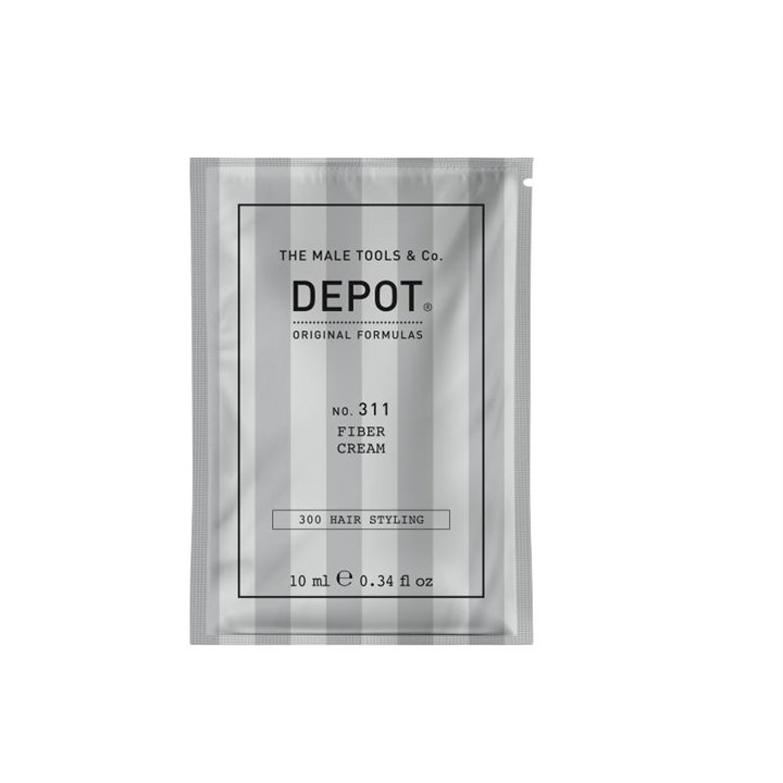Depot, 300 Hair Stylings No. 311, UV Filter, Hair Styling Cream, Medium Hold, 10 ml - Teknashop Ltd