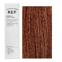 Ref Stockholm, Permanent Colour, Vegan, Permanent Hair Dye, 7.43 Golden Copper Blonde, 100 ml - Teknashop Ltd