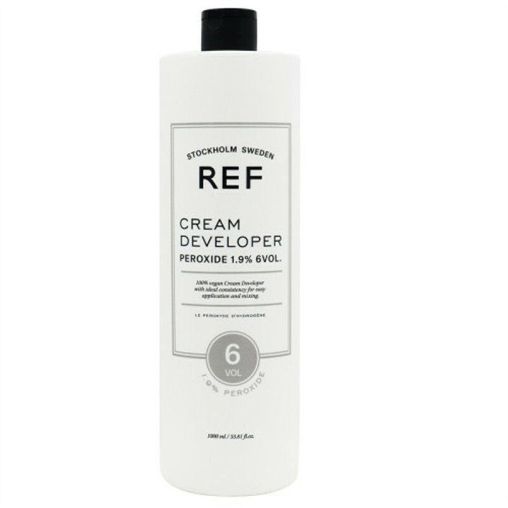Ref Stockholm, Peroxides, Developer, Hair Oxidant Lotion, 1.9%, 6 vol, 1000 ml - Teknashop Ltd