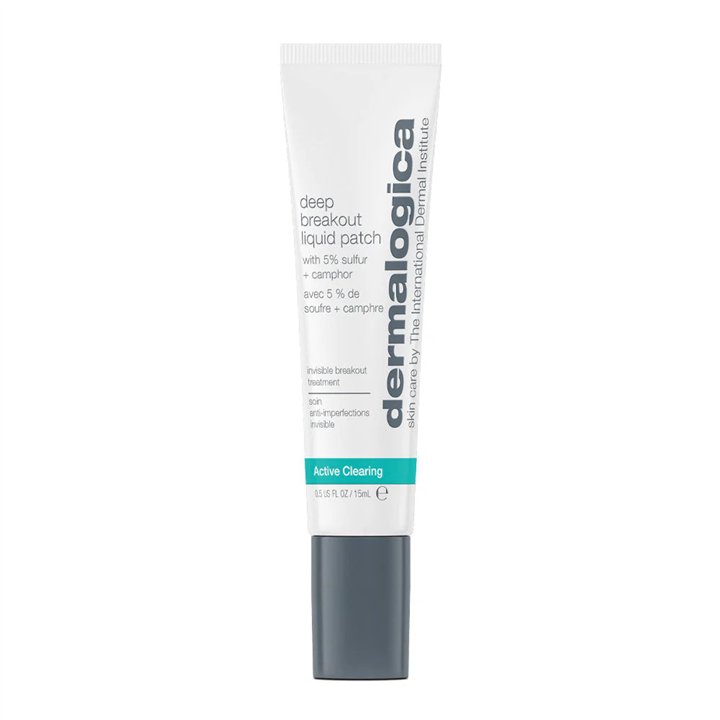 Dermalogica, Deep Acne Liquid Patch, Sulfur, Anti-Acnee, Local Treatment Lotion, For Acne Prone Skin, For Face, 15 ml - Teknasho