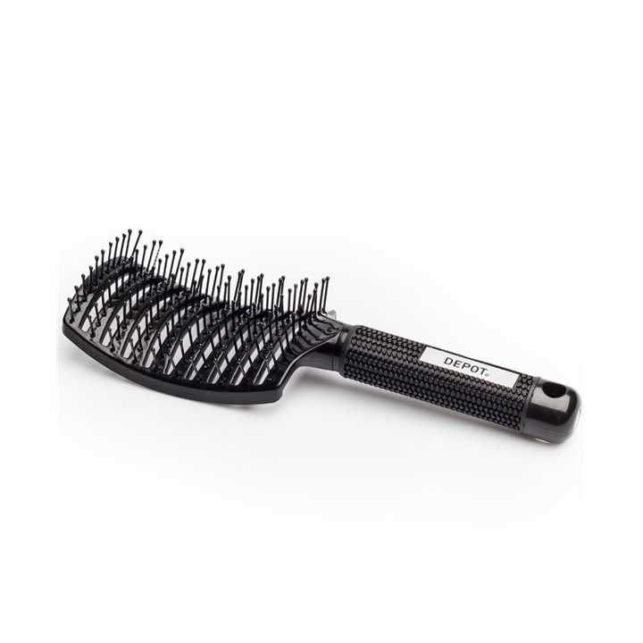 Depot, Accessories No. 725, Vent, Hair Brush, Black, Large, Detangle - Teknashop Ltd