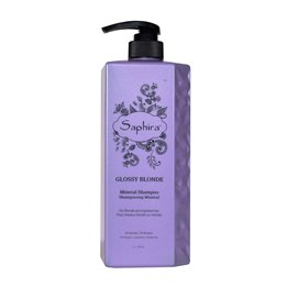 Saphira, Glossy Blonde, Rich In Minerals, Hair Colour Shampoo, For Blonde Hair,  Blonde, 1000 ml - Teknashop Ltd