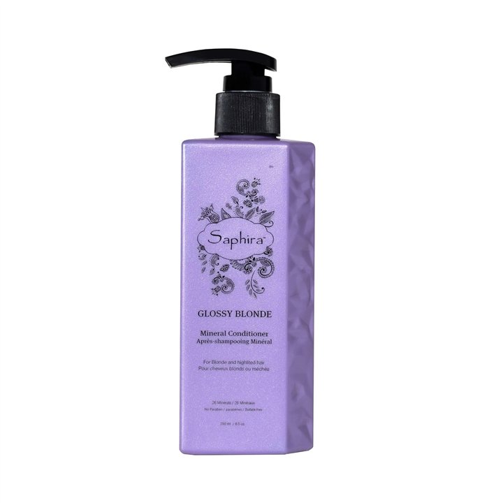 Saphira, Glossy Blonde, Hair Conditioner, Hydrating & Color Protecting, 250 ml - Teknashop Ltd