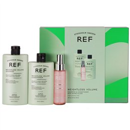 Gift Box Set Ref Stockholm: Weightless Volume, Sulfates-Free, Hair Shampoo, Texturizing & Volumizing, 285 ml + Weightless Volume