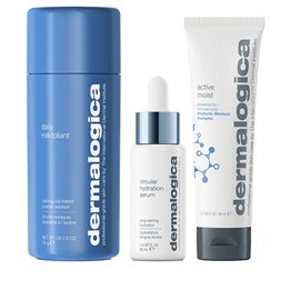 Smooth + Hydrate Set Dermalogica: Daily Milkfoliant, Exfoliating, Exfoliating Powder, 74 g + Active Moist, Prebiotics, Hydrating