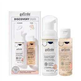 Duo Set Set Gallinee: Microbiome Skincare, Prebiotics & Postbiotics, Purifying, Cleansing Foam, 50 ml + Microbiome Skincare, Pre