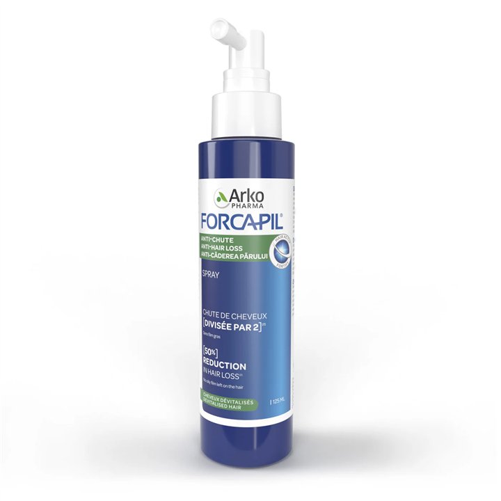 Arkopharma, Forcapil, Hair Spray Treatment, Anti-Loss Hair, 125 ml - Teknashop Ltd