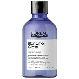 L'Oreal Professionnel, Serie Expert Blondifier Gloss, Acai Polyphenols, Hair Shampoo, Resurfacing And Illuminating, 300 ml - Tek
