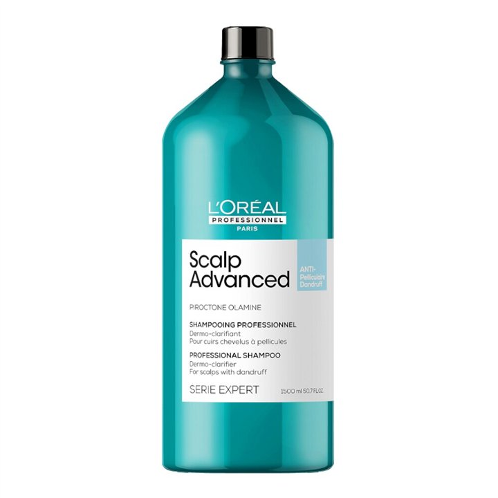 L'Oreal Professionnel, Serie Expert Scalp Advanced, Hair Shampoo, Anti-Dandruff, 1500 ml - Teknashop Ltd