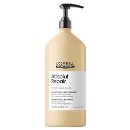 L'Oreal Professionnel, Serie Expert Absolut Repair, Protein + Gold Quinoa, Hair Shampoo, Instant Resurfacing, 1500 ml - Teknasho
