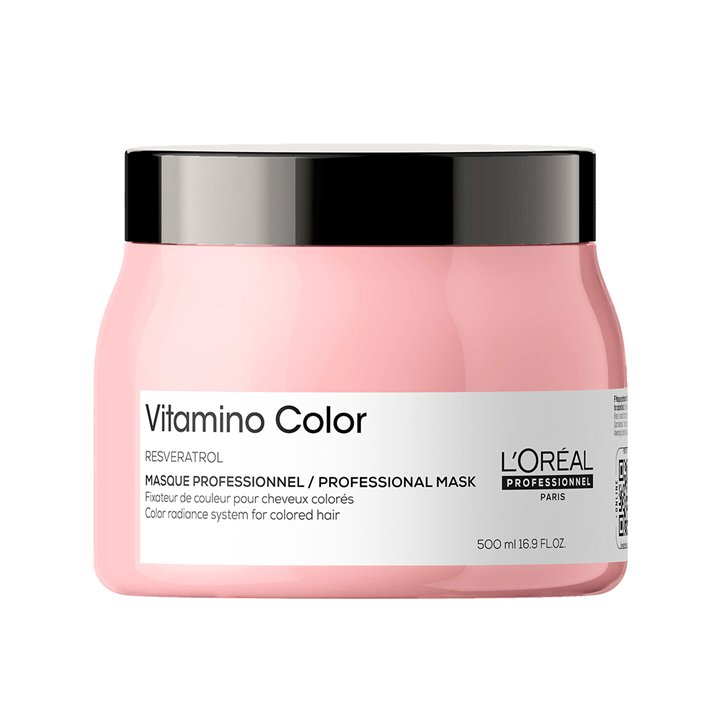 L'Oreal Professionnel, Serie Expert Vitamino Color, Resveratrol, Hair Treatment Cream Mask, For Colour Protection, 500 ml - Tekn