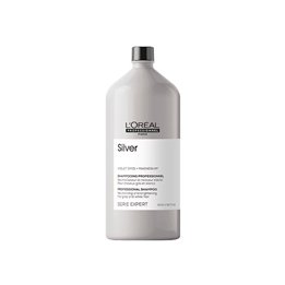 L'Oreal Professionnel, Serie Expert Silver, Hair Shampoo, Neutralizing & Brightening, 1500 ml - Teknashop Ltd