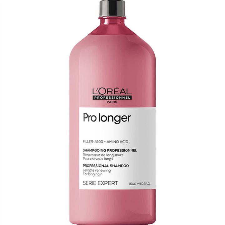L'Oreal Professionnel, Serie Expert Pro Longer, Filler-A100 + Amino Acid, Hair Shampoo, Lengths Renewing, 1500 ml - Teknashop Lt