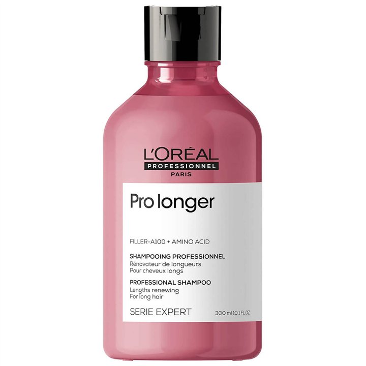 L'Oreal Professionnel, Serie Expert Pro Longer, Filler-A100 + Amino Acid, Hair Shampoo, Lengths Renewing, 300 ml - Teknashop Ltd