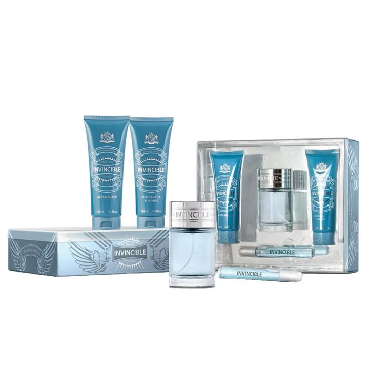 Set New Brand: Invincible, Eau De Toilette, For Men, 100 ml + Invincible, Eau De Toilette, For Men, 10 ml + Invincible, Cleansin