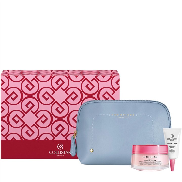 Set Collistar: Idro-Attiva+, Freshness, Gel Cream, Face, 50 ml + Idro-Attiva+, Hydrating, Day, Eye Gel, 15 ml + The Bridge, GWP 