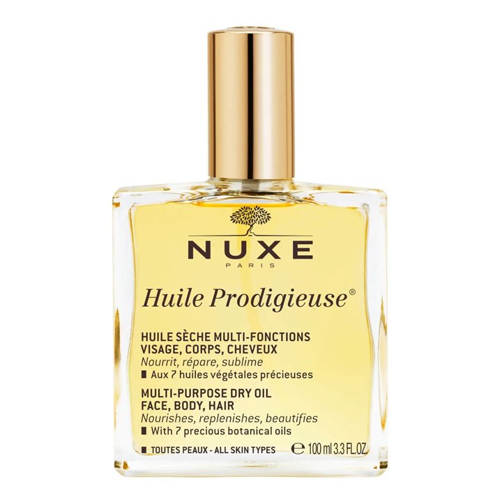 Nuxe, Huile Prodigieuse Multi-Purpose, Nourishing, Body Oil, For Face, Body & Hair, 100 ml - Teknashop Ltd