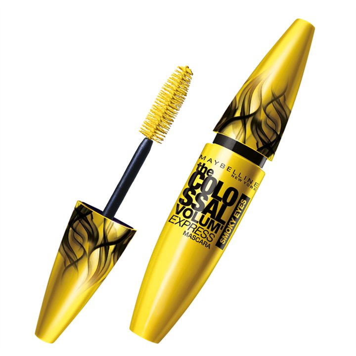 Maybelline, The Colossal Volume Express, Collagen, Matte Finish, Mascara, Smoky Eyes Black, 10.7 ml - Teknashop Ltd