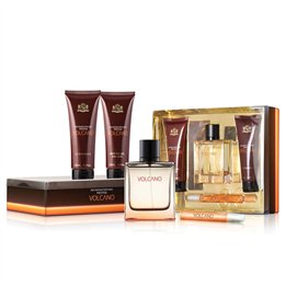 Set New Brand: Volcano, Eau De Toilette, For Men, 100 ml + Volcano, Eau De Toilette, For Men, 15 ml + Volcano, Cleansing, Shower