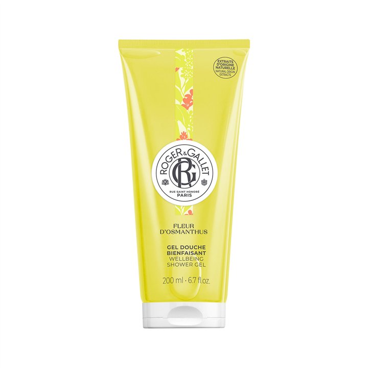 Roger & Gallet, Fleur D'Osmanthus, Shower Gel, For All Skin Types, 200 ml - Teknashop Ltd