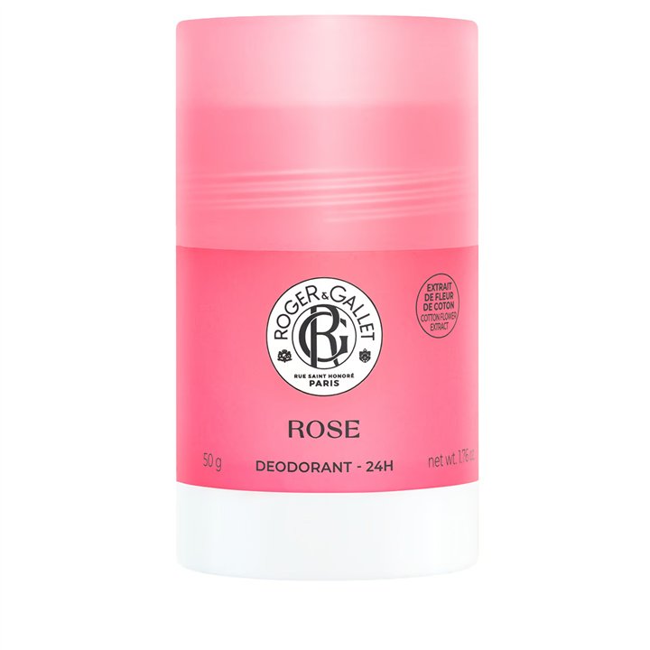 Roger & Gallet, Rose, 24h Protection, Deodorant Stick, For Women, 50 g - Teknashop Ltd