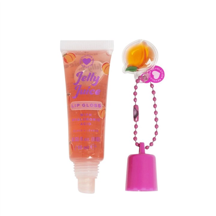 I Heart Revolution, Jelly Juice, Plumping, Lip Gloss, Peach, 10 ml - Teknashop Ltd
