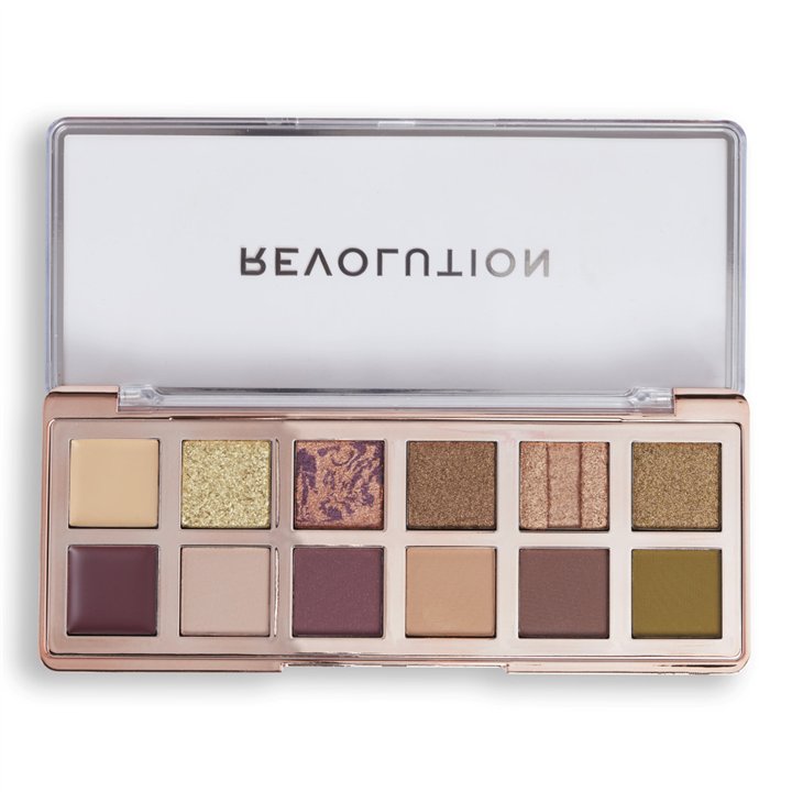 Makeup Revolution, The Eternal Icon Green, Eyeshadow Palette, 12 Shades, 8 g - Teknashop Ltd