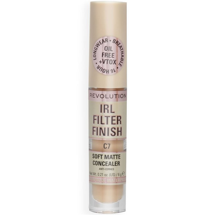 Makeup Revolution, IRL Filter Finish, Cover Dark Spots, Cream Concealer, C7, 6 g - Teknashop Ltd