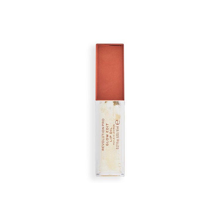 Revolution Pro, Glow Edit, Shimmer, Lip Oil, Clear, 8 ml - Teknashop Ltd