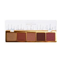 I Heart Revolution, Mini Chocolate, Eyeshadow Palette, Milk Chocolate Ganache, 5 Shades, 5.5 g - Teknashop Ltd