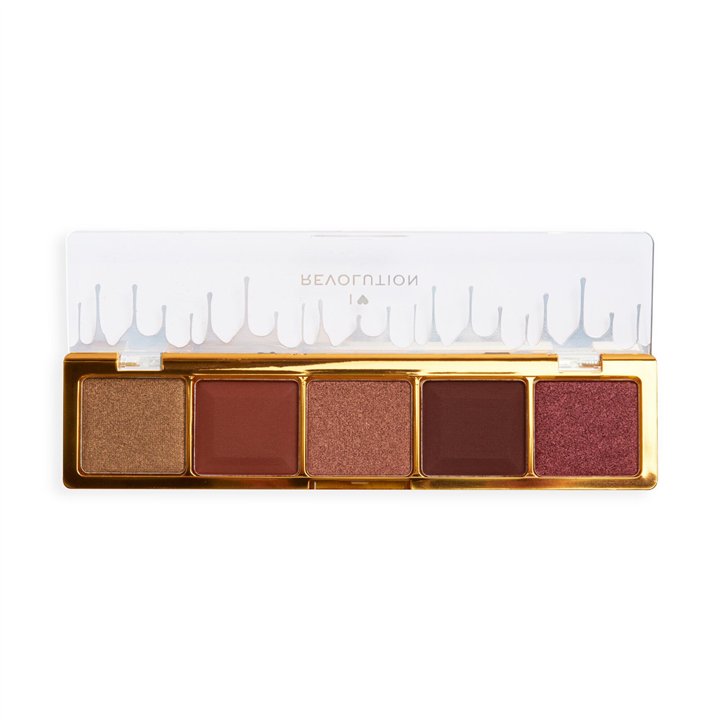 I Heart Revolution, Mini Chocolate, Eyeshadow Palette, Milk Chocolate Ganache, 5 Shades, 5.5 g - Teknashop Ltd