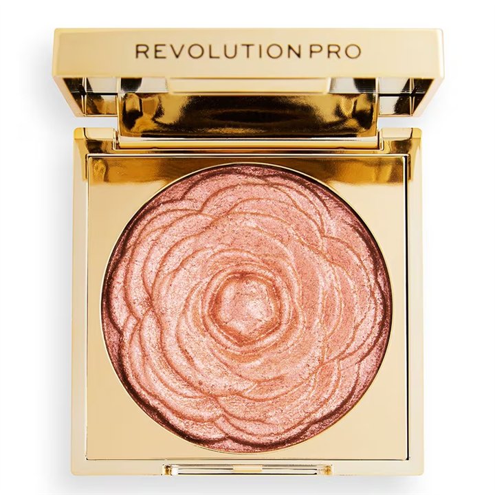 Revolution Pro, Pro Lustre, Illuminating, Blush Highlighter Compact, Rose Gold, 1 Shade, 9 g - Teknashop Ltd