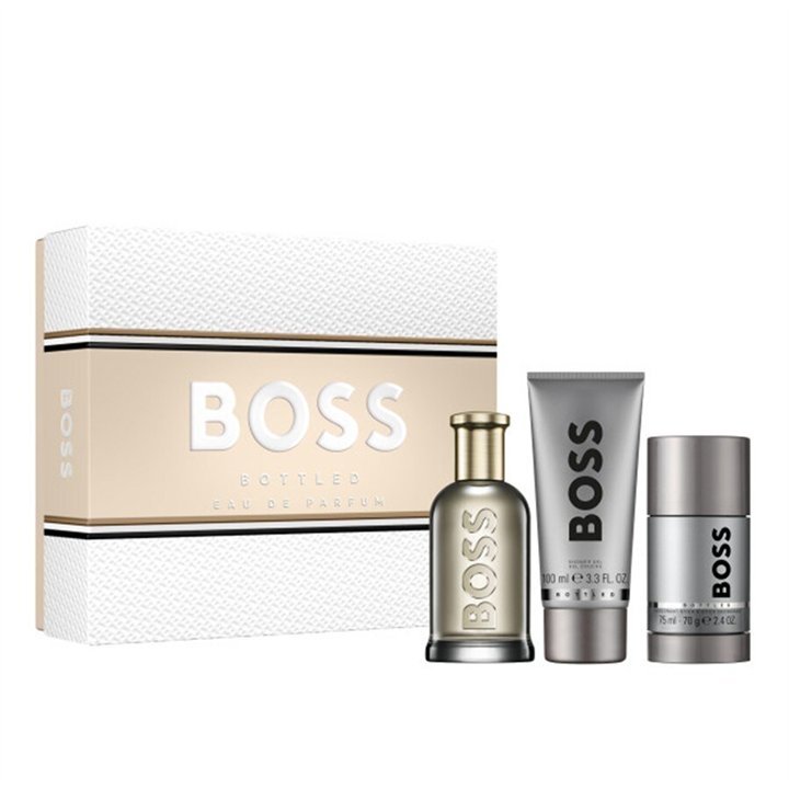 Set Hugo Boss: Boss Bottled, Eau De Parfum, For Men, 100 ml + Boss Bottled, Deodorant Spray, For Men, 150 ml + Boss Bottled, Ant