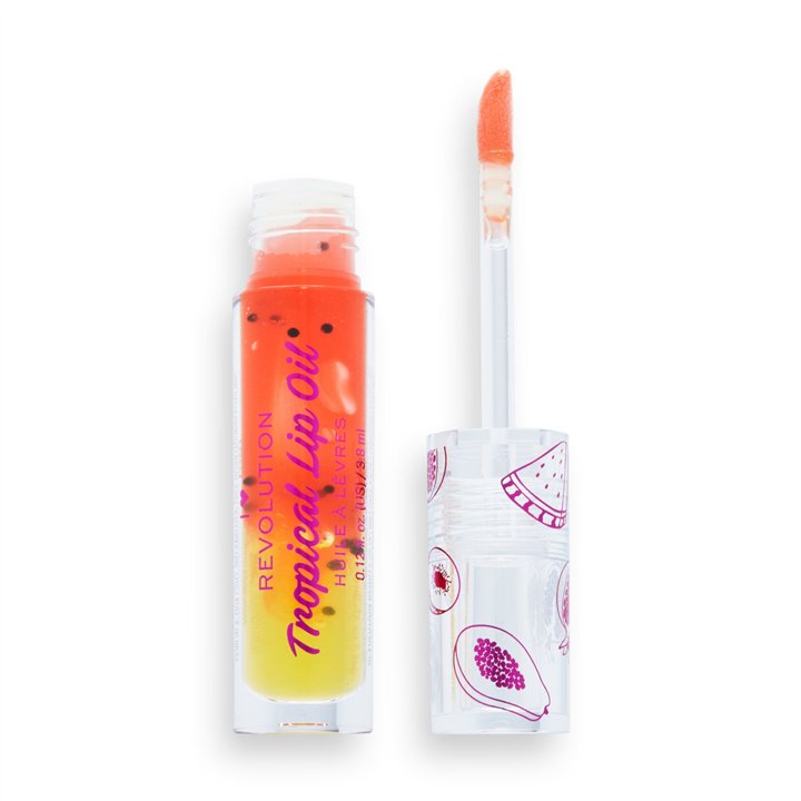 I Heart Revolution, Tropical, Plumping, Lip Oil, Papaya, 3.8 ml - Teknashop Ltd