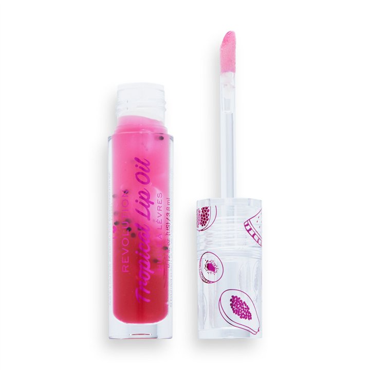 I Heart Revolution, Tropical, Plumping, Lip Oil, Pomegranate, 3.8 ml - Teknashop Ltd