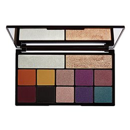 Makeup Revolution, Carmi, Eyeshadow Palette, Kiss Of Fire, 12 Shades, 27 g - Teknashop Ltd