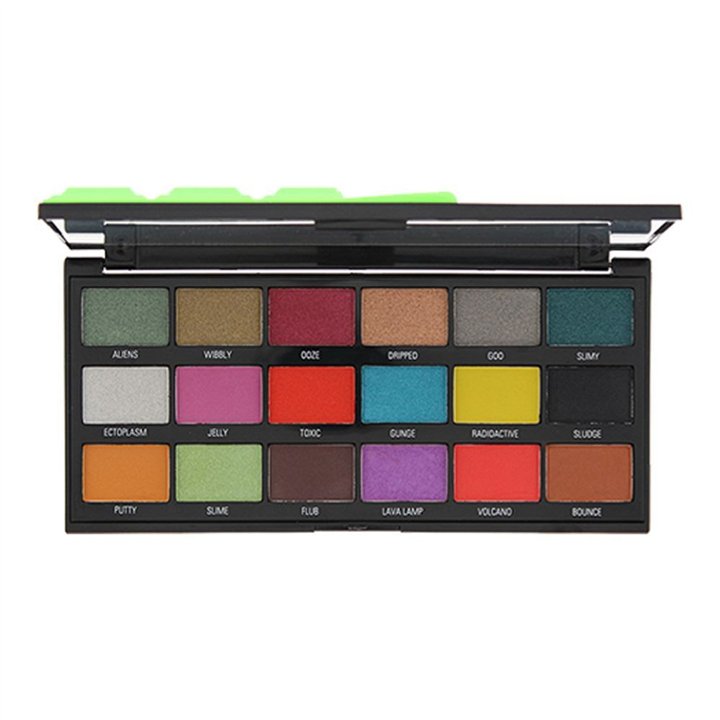 I Heart Revolution, Slime, Eyeshadow Palette, 18, 18 g - Teknashop Ltd