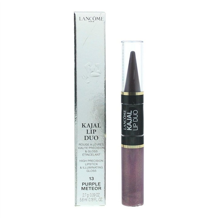 Lancome, Kajal Lip Duo, Duo, Liquid Lipstick, 13, Purple Meteor, 2.7 g - Teknashop Ltd