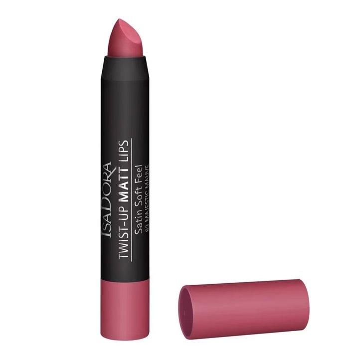 IsaDora, Twist-Up, Satin Finish, Cream Lipstick, 63, 3.3 g - Teknashop Ltd