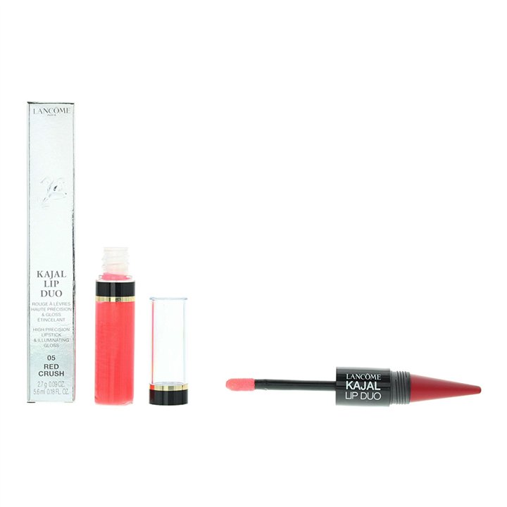 Set Duo, Lancome, Kajal Lip Duo, Cream Lipstick & Lip Gloss, 05, 10N, 2.7 g - Teknashop Ltd