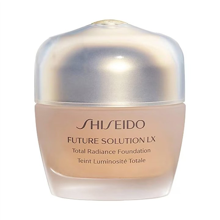 Shiseido, Future Solution LX, Radiance, Liquid Foundation, 04, Rose, SPF 15, 30 ml - Teknashop Ltd