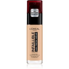 L'Oreal Paris, Infallible, Liquid Foundation, 125 Natural Rose, SPF 25, 30 ml - Teknashop Ltd