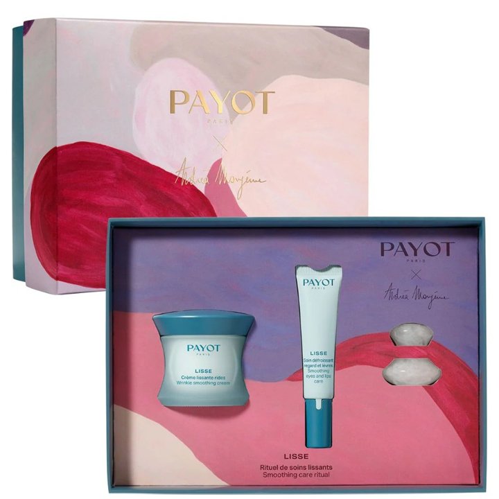 Set Payot: Lisse, Natural Ingredients, Anti-Wrinkle, Day, Cream, For Face, 50 ml + Lisse, Smoothing, Eye Cream, 15 ml + Gua Sha,