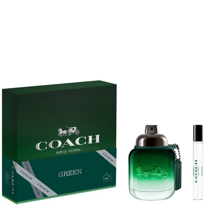 Set Coach: Green, Eau De Toilette, For Men, 100 ml + Green, Eau De Toilette, For Men, 10 ml - Teknashop Ltd