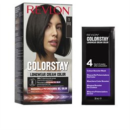 Revlon, Colorstay, Permanent Hair Dye, 1 Black, 130 ml - Teknashop Ltd