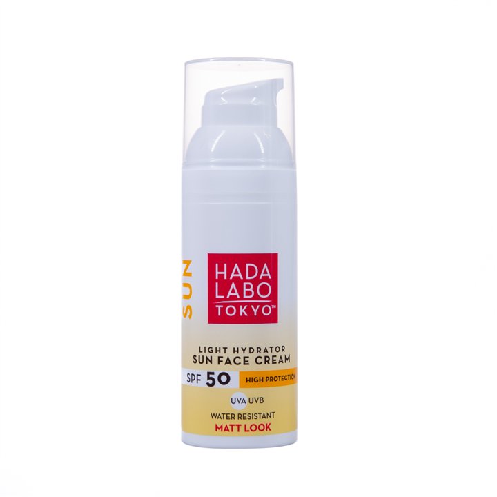 Hada Labo Tokyo, Sun, Hyaluronic Acid, Hydrating, Sunscreen Cream, For Face, SPF 50, 50 ml - Teknashop Ltd