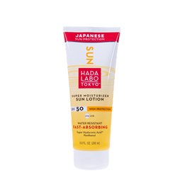 Hada Labo Tokyo, Sun, Hyaluronic Acid, Moisturiser, Sunscreen Lotion, 50, 200 ml - Teknashop Ltd