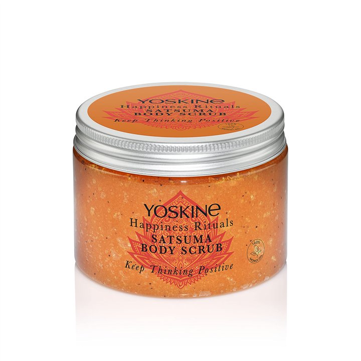 Yoskine, Happiness Rituals, Satsuma, Peeling, Body Scrub, 300 ml - Teknashop Ltd