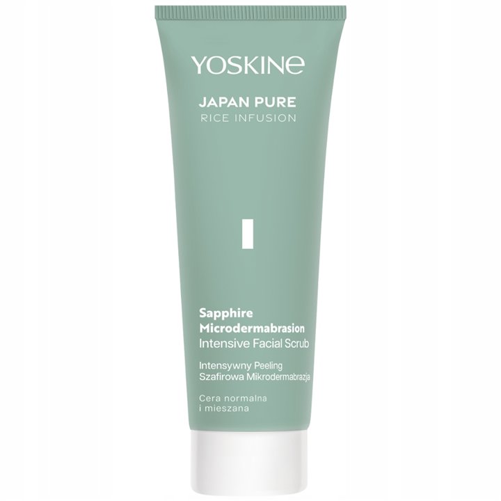 Yoskine, Japan Pure, Sapphire Microdermabrasion, Exfoliating, Cleansing Scrub, Face, 75 ml - Teknashop Ltd