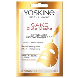 Yoskine, Geisha, Lifting, Sheet Mask, Face, 20 ml - Teknashop Ltd